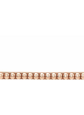 14K White Gold Beaded Bar 16-18