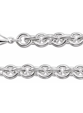 Sterling Silver 9 mm Round Cable 8