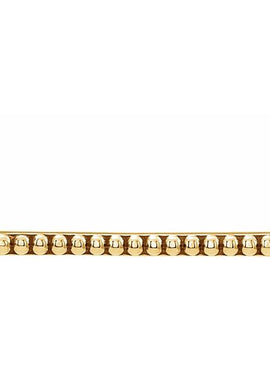14K White Gold Beaded Bar 16-18