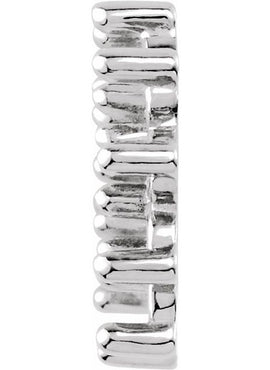 14K White Gold 1/4 CTW Diamond Earring Jackets