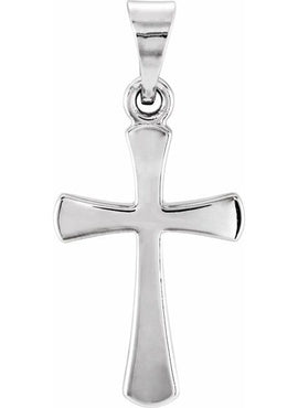 14K Rose Gold Cross Pendant