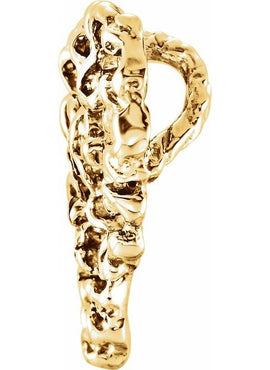 10K Yellow Gold Heart Pendant
