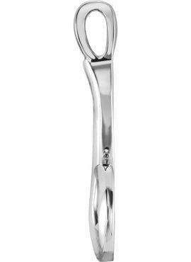 Sterling Silver Freeform Pendant