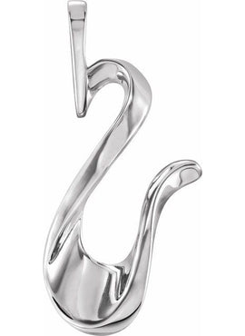 18K Yellow Gold Freeform Pendant