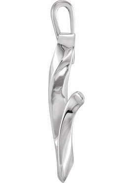 18K Yellow Gold Freeform Pendant