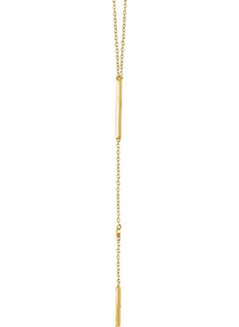 14K Yellow Gold .06 CTW Natural Diamond Bar 16-18