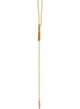 14K Yellow Gold Geometric 16-18