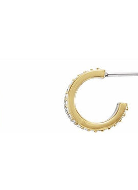 14K White Gold 1/5 CTW Natural Diamond Hoop Earrings