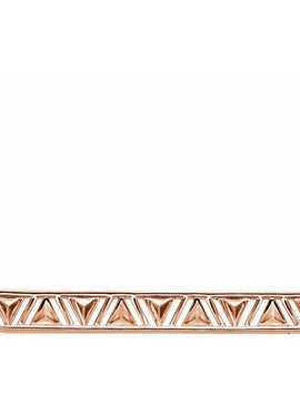 14K White Gold Triangle Bar 16-18