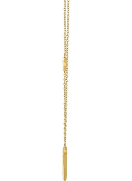 14K Yellow Gold Triangle 16-18