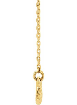 14K White Gold Rope Infinity-Inspired 18