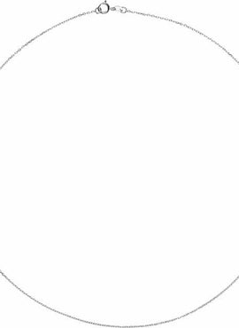 18K White Gold 1.3 mm Cable 18