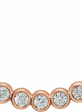 14K White Gold  1/3 CTW Natural Diamond Bezel-Set 16-18