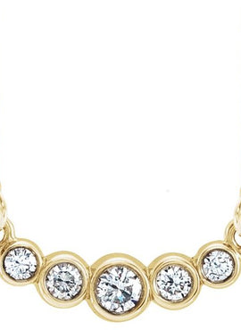 14K White Gold 1/6 CTW Natural Diamond 16-18