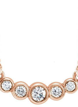 14K White Gold 1/6 CTW Natural Diamond 16-18