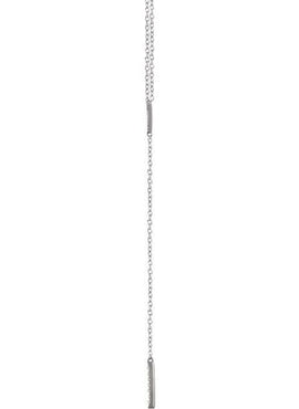 14K Yellow Gold 1/6 CTW Natural Diamond Triangle & Bar  16-18