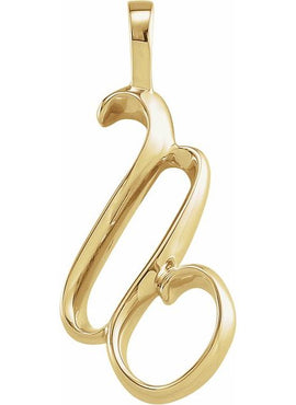Sterling Silver Freeform Pendant