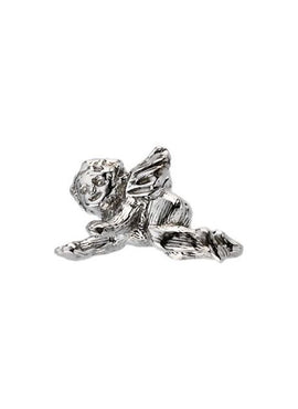 14K Yellow Gold Cherub Angel Lapel Pin