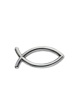 Sterling Silver Ichthus Lapel Pin