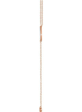 14K Yellow Gold 1/8 CTW Natural Diamond Bar 16-18