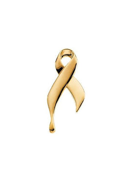 10K Yellow Gold Ribbon of Tears™ Lapel Pin