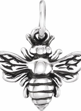 Sterling Silver Honey Bee Charm/Pendant