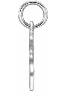 Sterling Silver Four-Leaf Clover Charm/Pendant