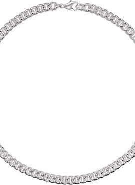 Sterling Silver 8 mm Curb 16