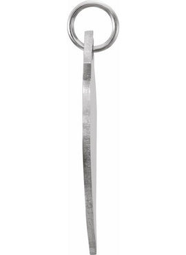 Sterling Silver Engravable Shield Pendant