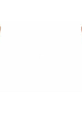 14K White Gold J-Hoop Earrings