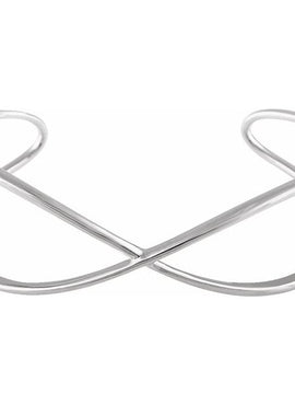 14K Yellow Gold Criss-Cross Cuff 7