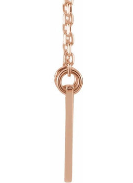 14K White Gold Engravable Geometric 16-18