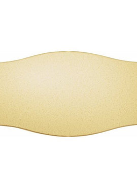 14K Yellow Gold 30 Gauge Identification Bracelet Stamping with Internal Drilled Eyelet