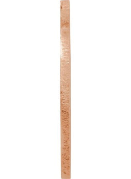 14K Rose Gold 20 Gauge Boy's Head Stamping with External Undrilled Eyelet