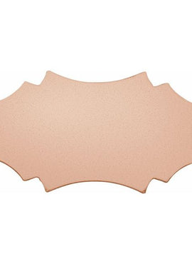 14K Rose Gold 20 Gauge Identification Bracelet Stamping with Internal Drilled Eyelet