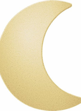 14K White Gold 24 Gauge Crescent Moon Stamping