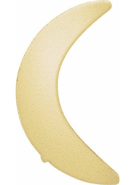 Sterlium Plus 10x5.25 mm Crescent Moon 20 Gauge Stamping without Eyelet