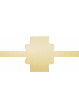 14K White Gold 20 Gauge Rectangle Stamping without Eyelet