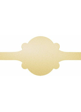 14K Yellow Gold 20 Gauge Round Stamping without Eyelet