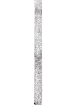 14K White Gold 18 Gauge Cross Stamping with External Undrilled Eyelet