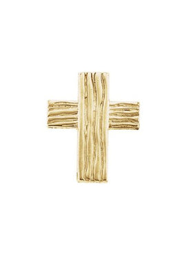 10K Yellow Gold The Rugged Cross® Lapel Pin