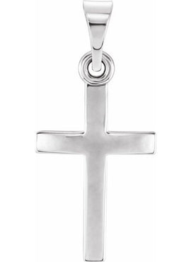 14K Rose Gold Cross Pendant