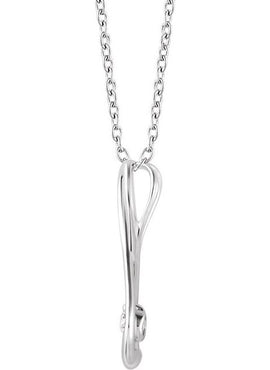 14K Yellow Gold 1/6 CTW Natural Diamond Infinity-Inspired 16-18