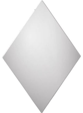 14K White Gold 20 Gauge Diamond-Shape Stamping
