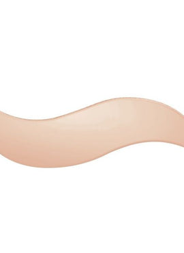14K Rose Gold 20 Gauge Double Curve Stamping