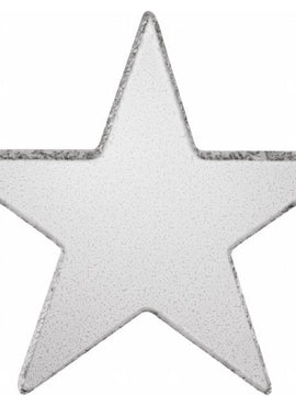 14K White Gold 20 Gauge Star Stamping without Eyelet