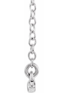 Sterling Silver Straight Bar 16-18