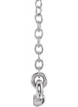 14K Yellow Gold .07 CTW Petite Natural Diamond Bar 16-18