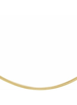 14K Yellow Gold Curved Bar 20