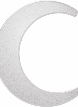 14K Yellow Gold 20 Gauge Crescent Moon Stamping